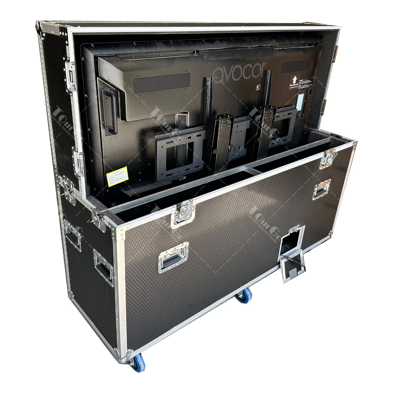 Aluminum Case 65 - Customized Size Aluminum Flight case Tv