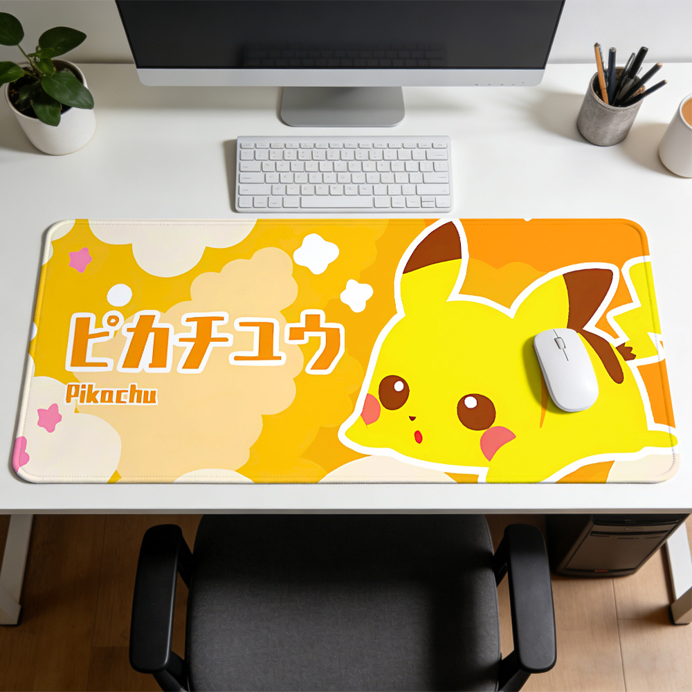 Gaming Keyboard Non Mechanical - BKM-Po-ke-mons Professional Mousepad Gamer Mousepads Gaming