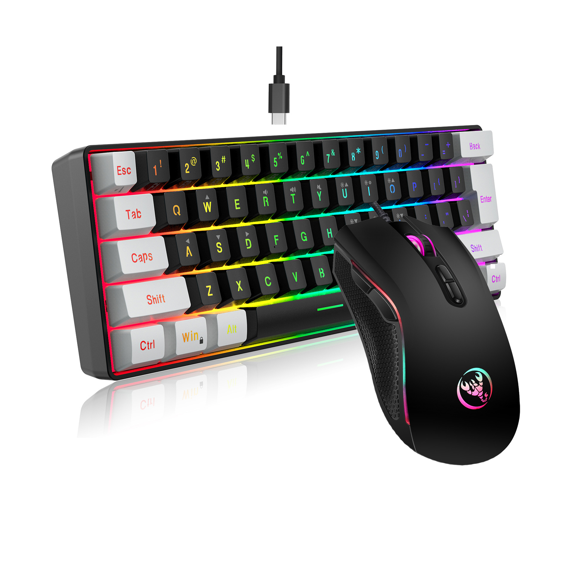 Gaming Keyboard Mini - Gamer keyboard mouse combos teclado gamer