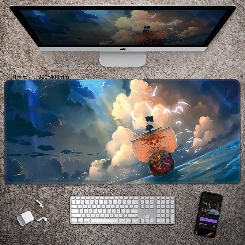 Gaming Keyboard And Mouse - Animation ONE PIECE Leather Mouse Pad