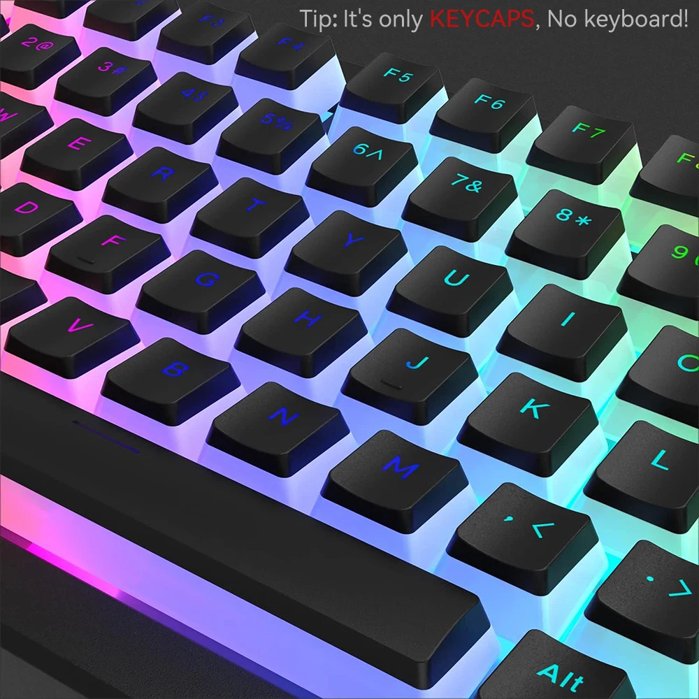 New Pudding PBT Keycaps 129 Ke - Gaming Keyboard Blue Switches recensie en prijs