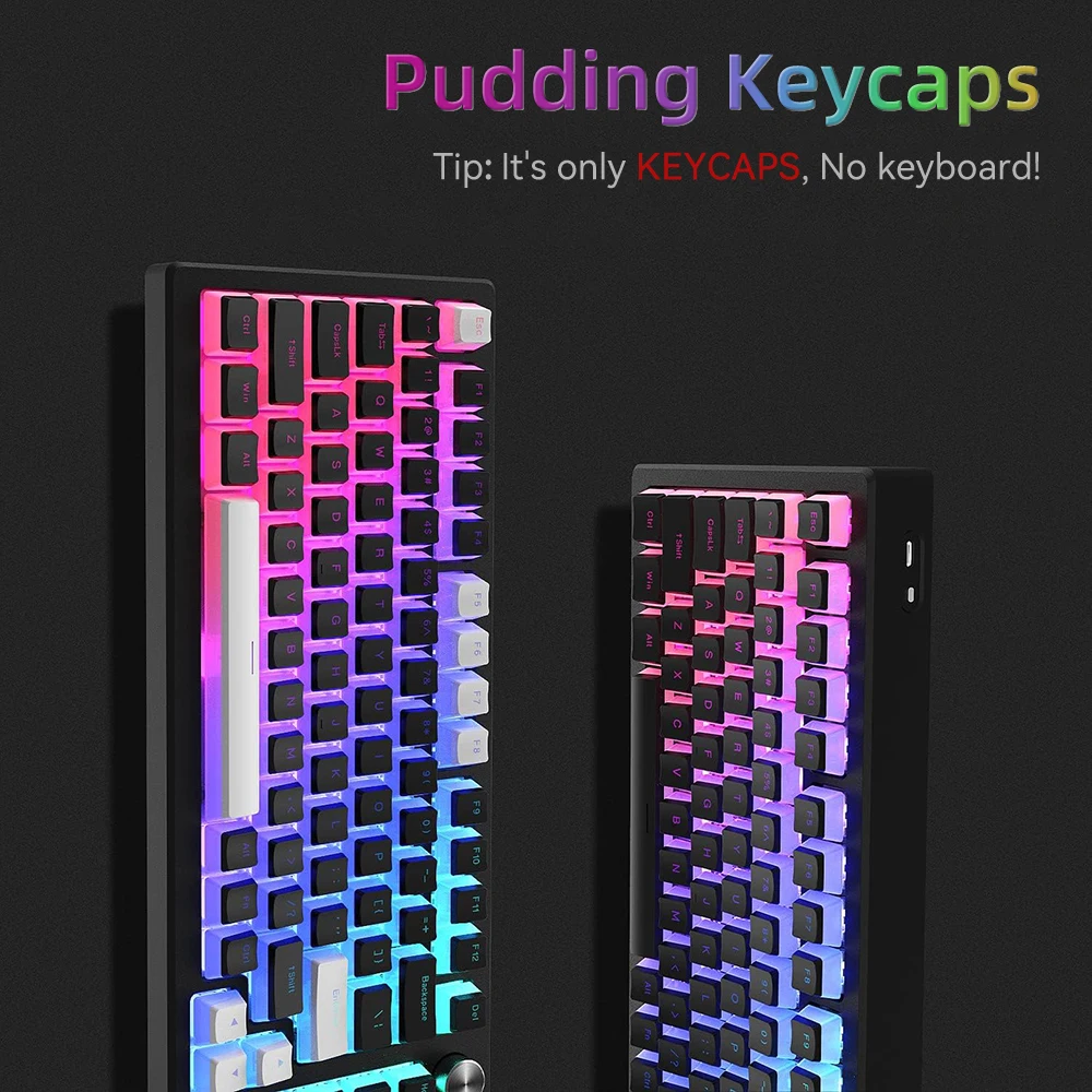 New Pudding PBT Keycaps 129 Ke - Gaming Keyboard Blue Switches recensie en prijs