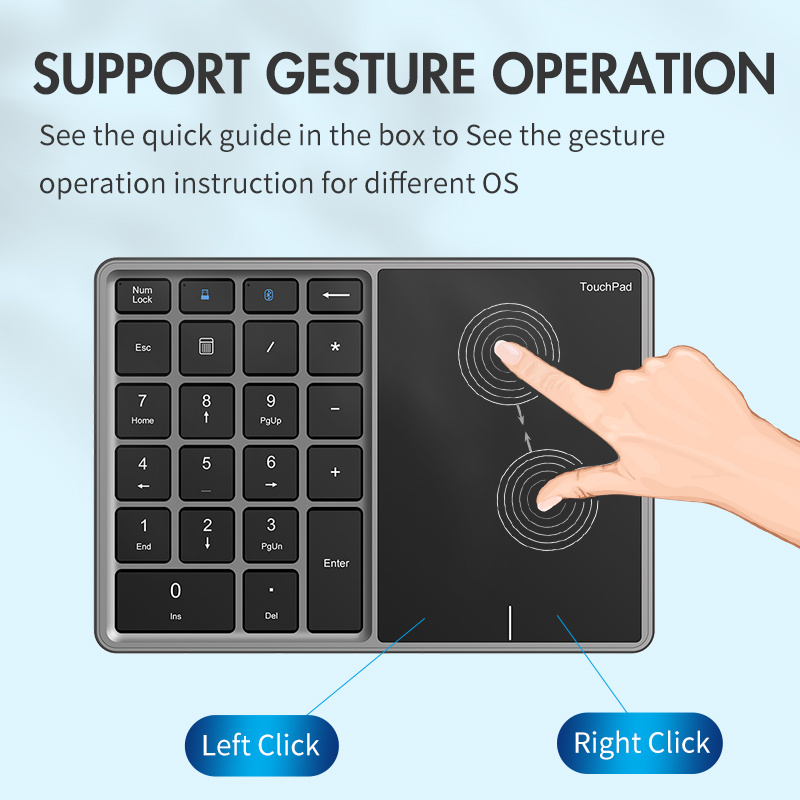 Jomaa Bluetooth Numeric Keyboa - Gaming Keyboard Non Mechanical recensie en prijs