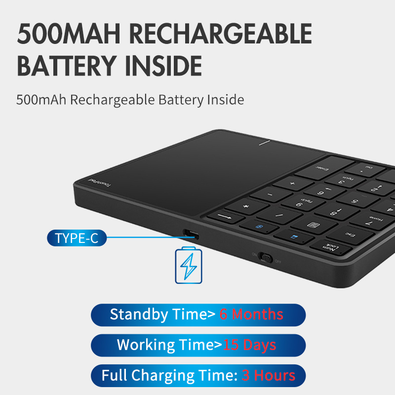 Jomaa Bluetooth Numeric Keyboa - Gaming Keyboard Non Mechanical recensie en prijs