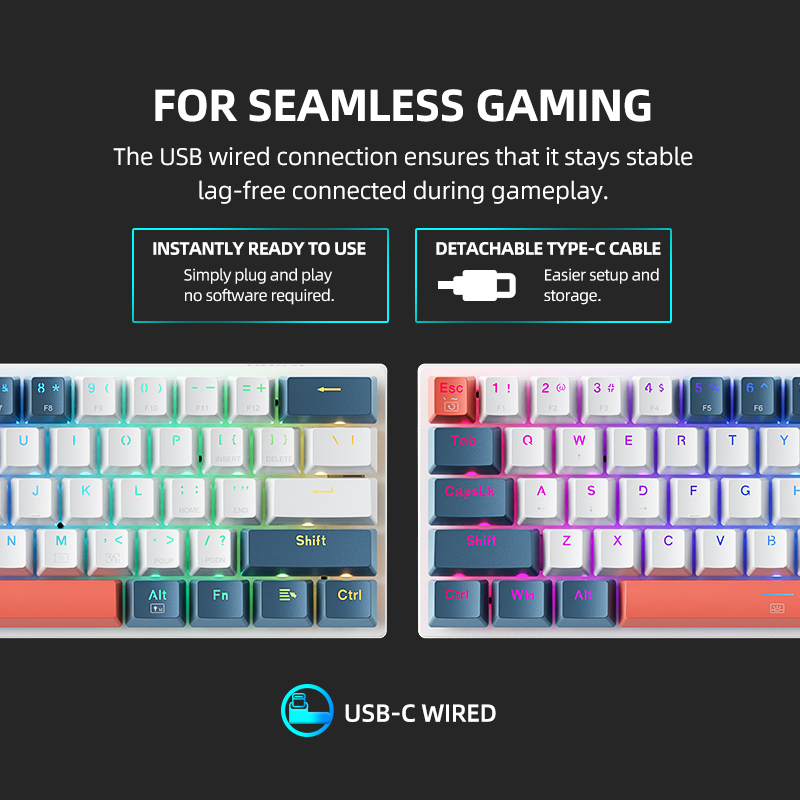 K500-B61 Machenike Mini Mechan - Gaming Keyboard Non Mechanical recensie en prijs