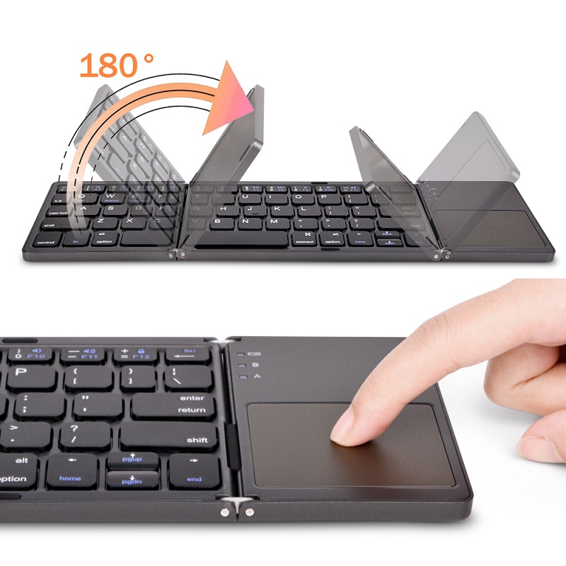 Wireless Folding Keyboard Blue - Gaming Keyboard Non Mechanical recensie en prijs