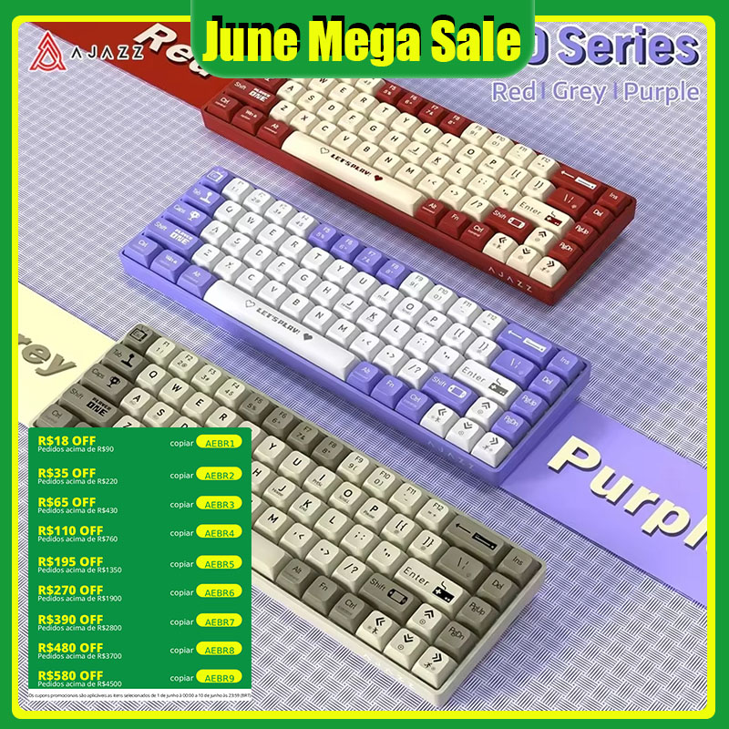 AJAZZ AK680 65% Wired Gaming M - Gaming Keyboard Blue Switches recensie en prijs