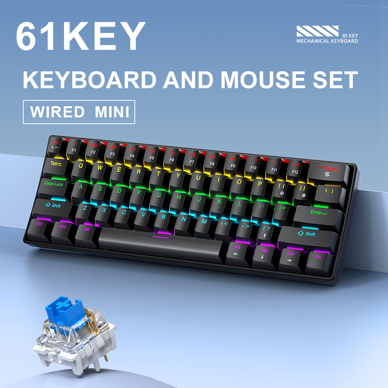 APAYADO K61 Mini Mechanical Ke - Gaming Keyboard Non Mechanical recensie en prijs