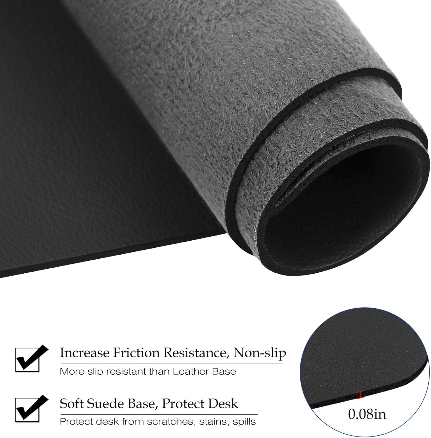 Large Size Leather Desk Pad,Of - Gaming Keyboard And Mouse recensie en prijs
