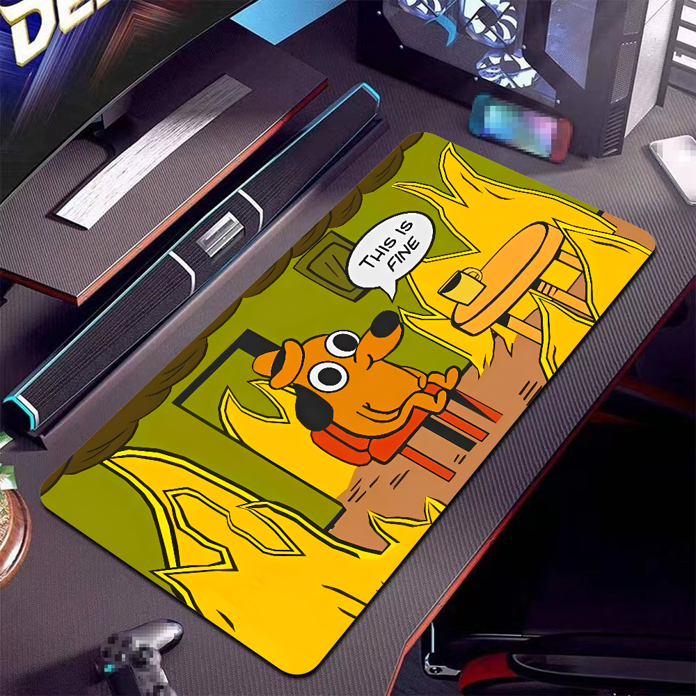 This Is Fine Dog Dachshund Mou - Gaming Keyboard And Mouse recensie en prijs