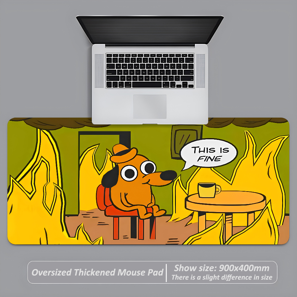 This Is Fine Dog Dachshund Mou - Gaming Keyboard And Mouse recensie en prijs