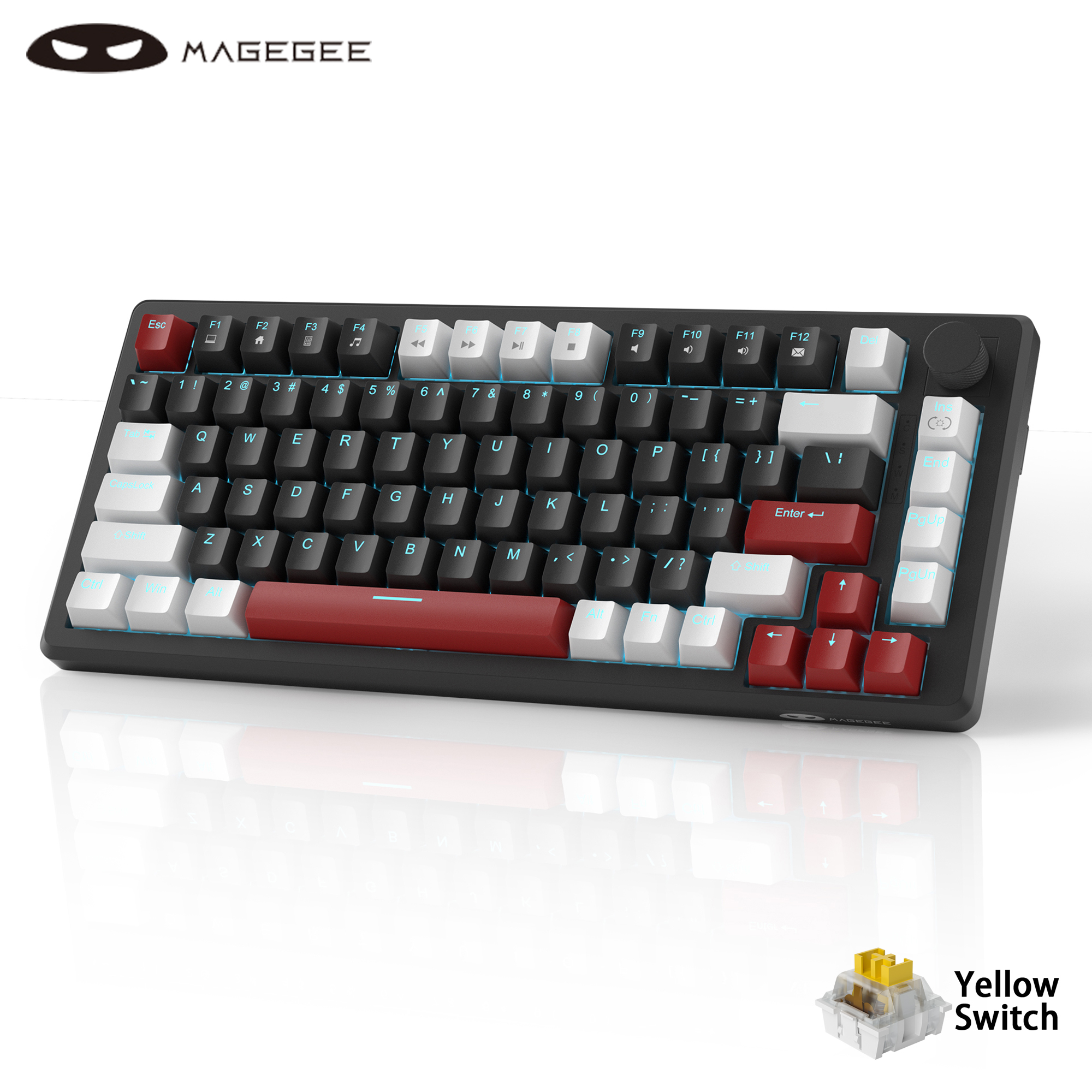 MageGee 75% Mechanical Gaming  - Gaming Keyboard Blue Switches recensie en prijs