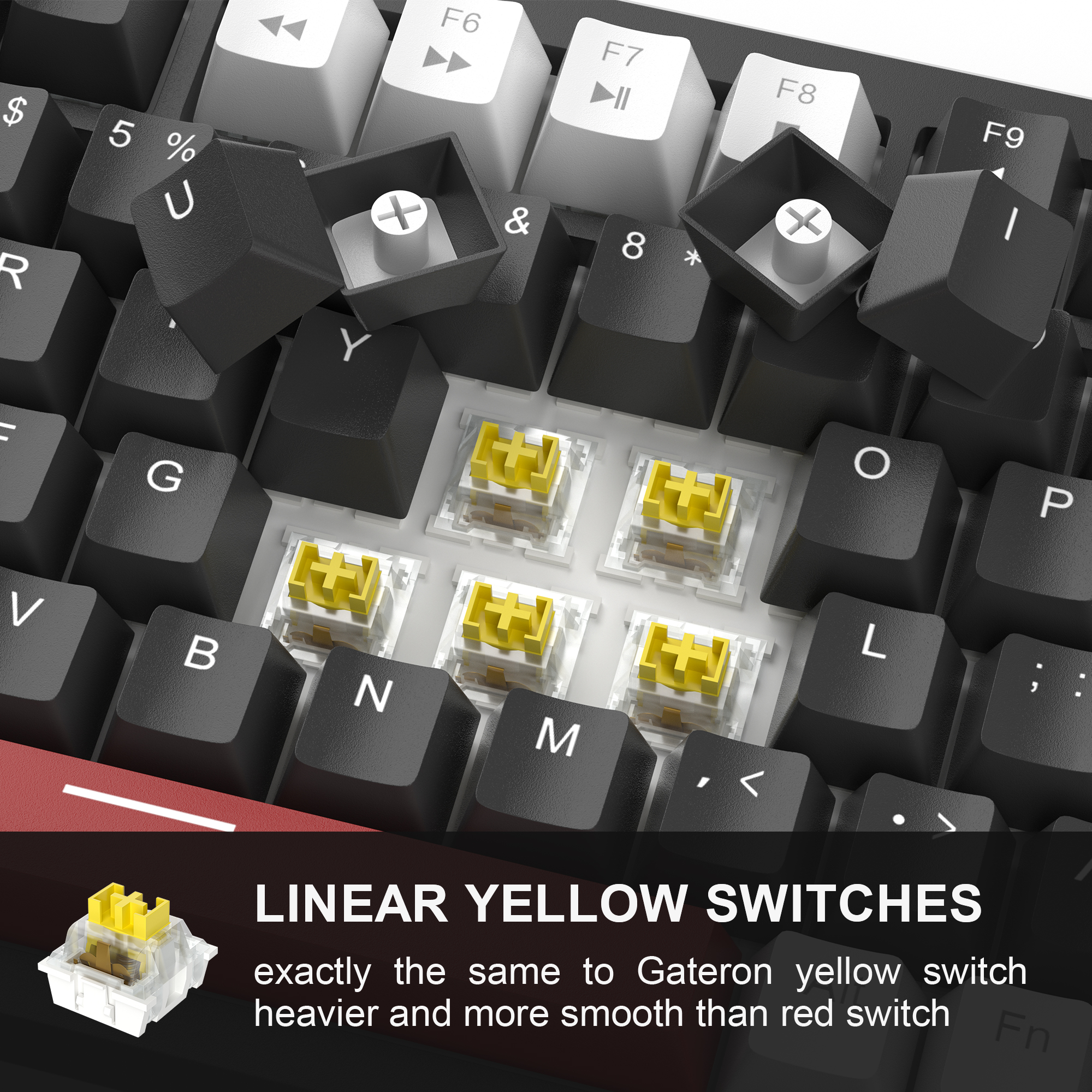 MageGee 75% Mechanical Gaming  - Gaming Keyboard Blue Switches recensie en prijs