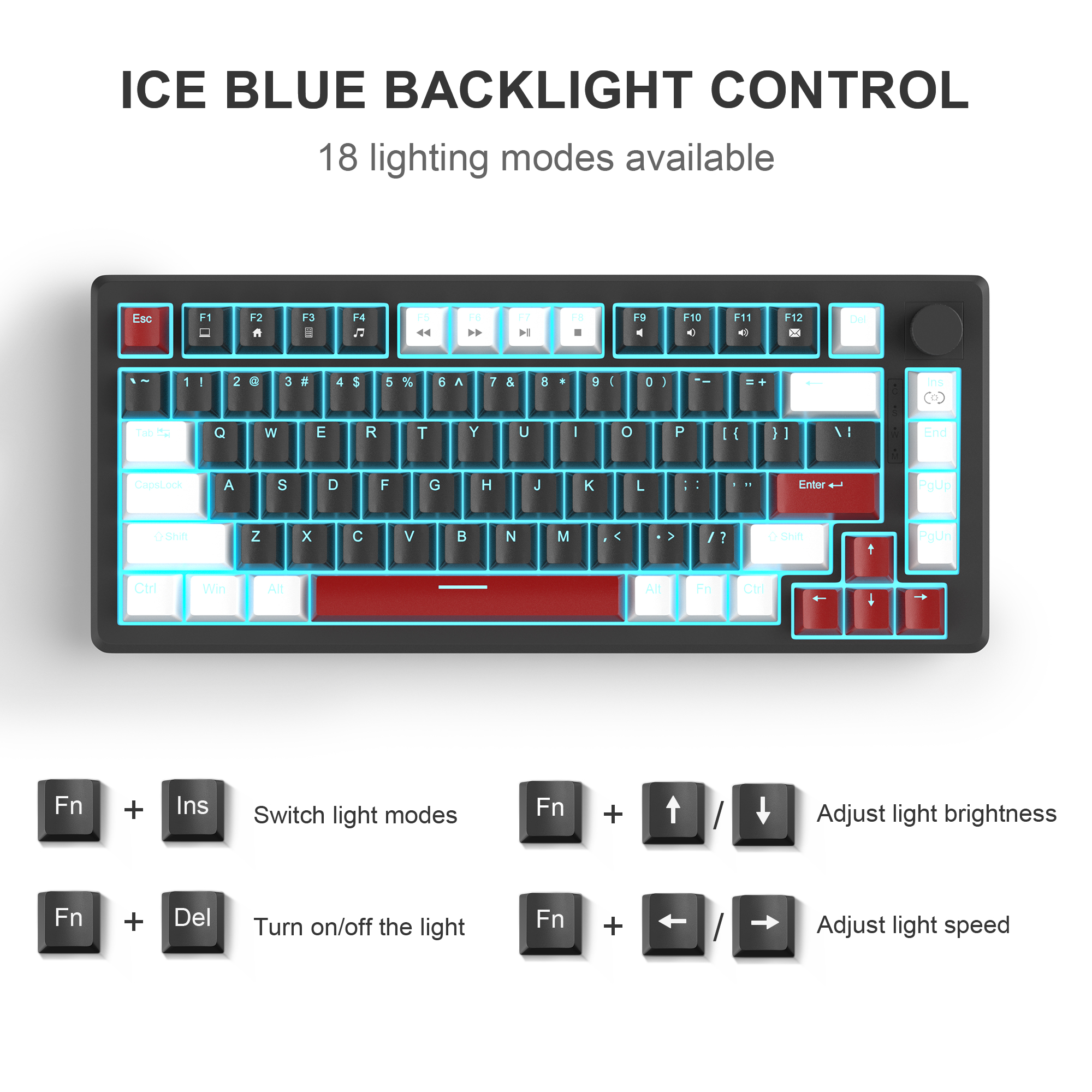 MageGee 75% Mechanical Gaming  - Gaming Keyboard Blue Switches recensie en prijs