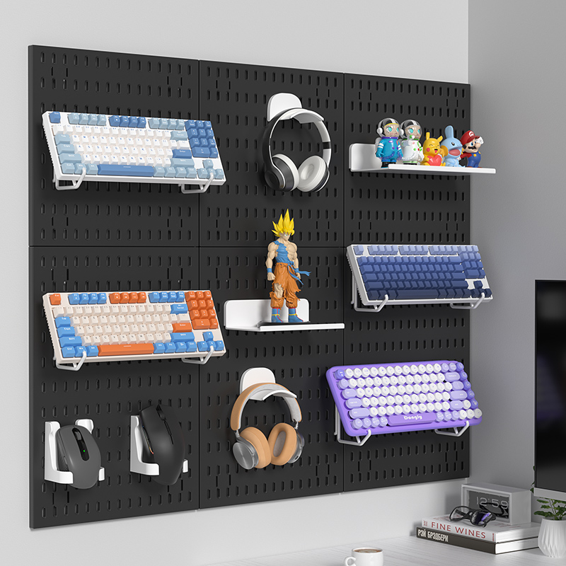 Adhesive Pegboard Shelf for Ga - Gaming Keyboard And Mouse recensie en prijs