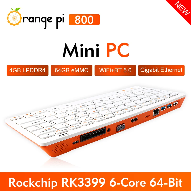 Orange Pi 800+5V4A Type-C Powe - Gaming Keyboard Mini recensie en prijs
