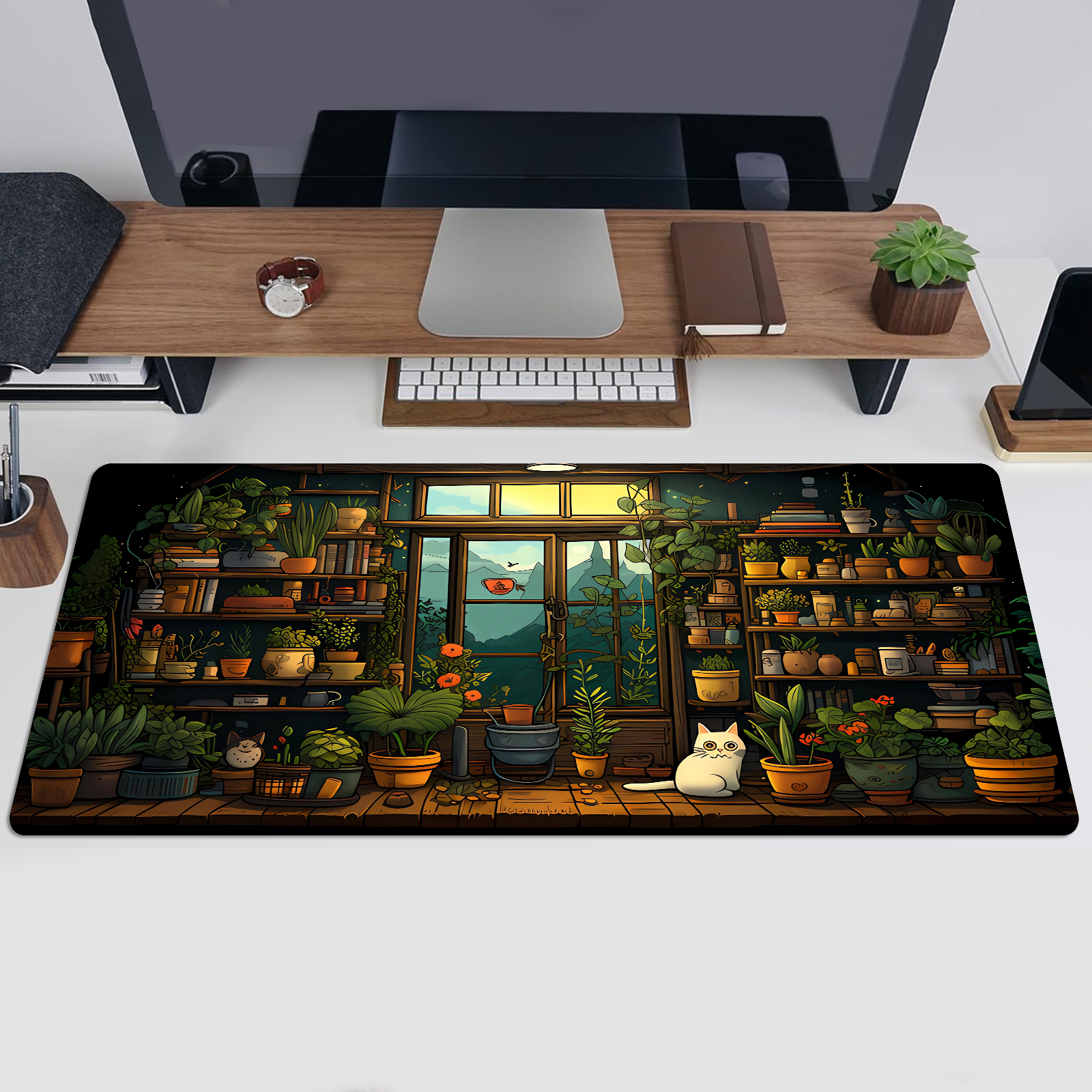 Cute Cat Mouse Pad Desk Pad Ka - Gaming Keyboard And Mouse recensie en prijs