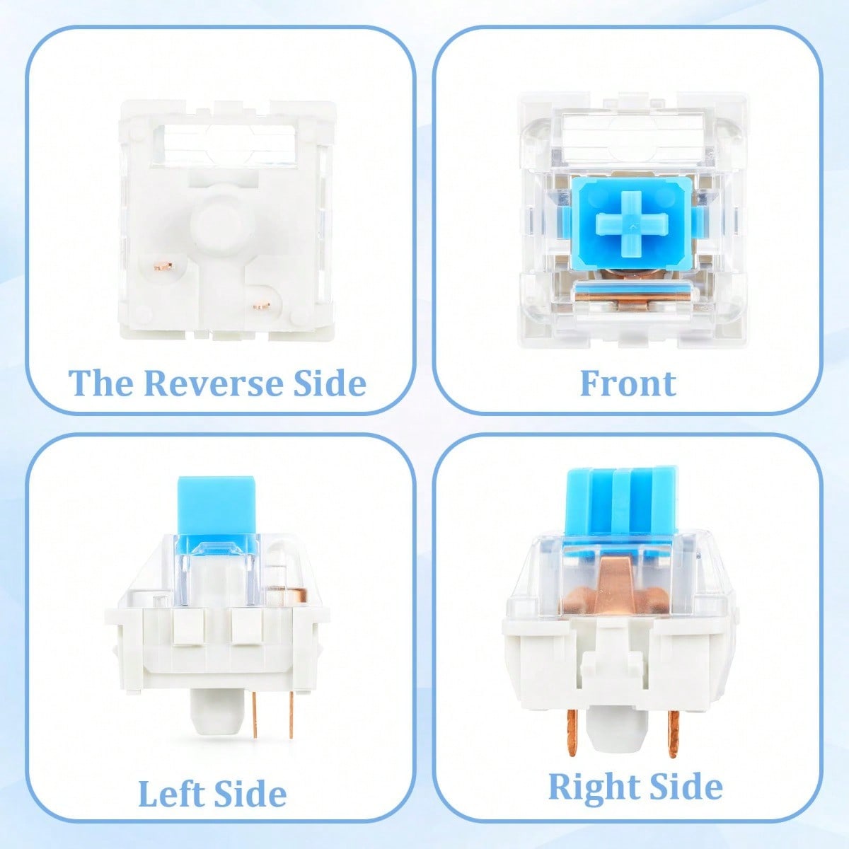 100 Practical Blue Switches, H - Gaming Keyboard Blue Switches recensie en prijs