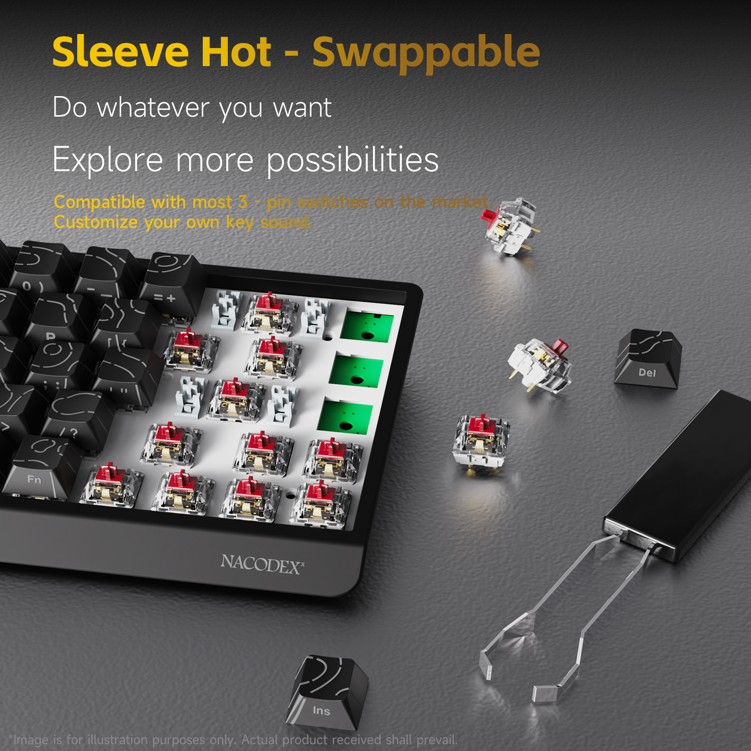 AJAZZ NK68V2 Single-Mode Wired - Gaming Keyboard Blue Switches recensie en prijs