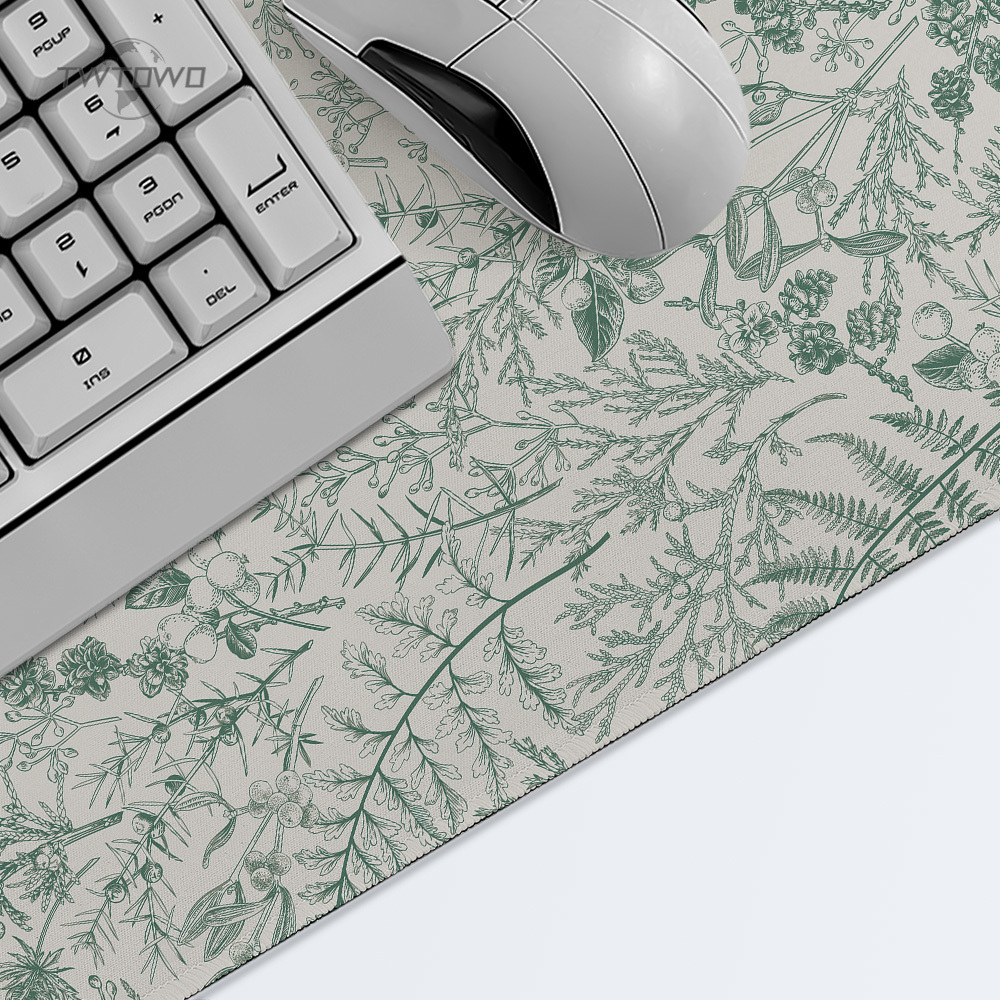 Mouse Pad Gaming Green Flower  - Gaming Keyboard Non Mechanical recensie en prijs