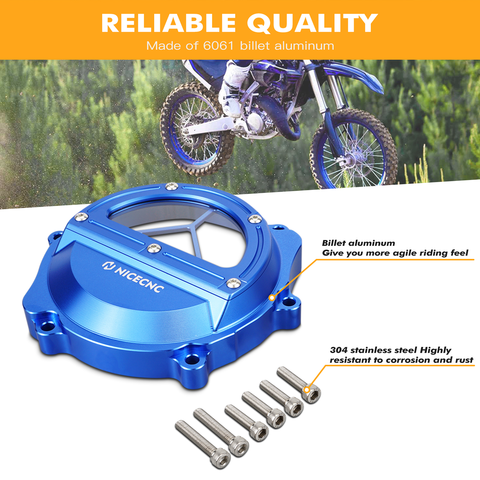 NICECNC For Yamaha YZ85 YZ 85  - Aluminum Case 65 recensie en prijs