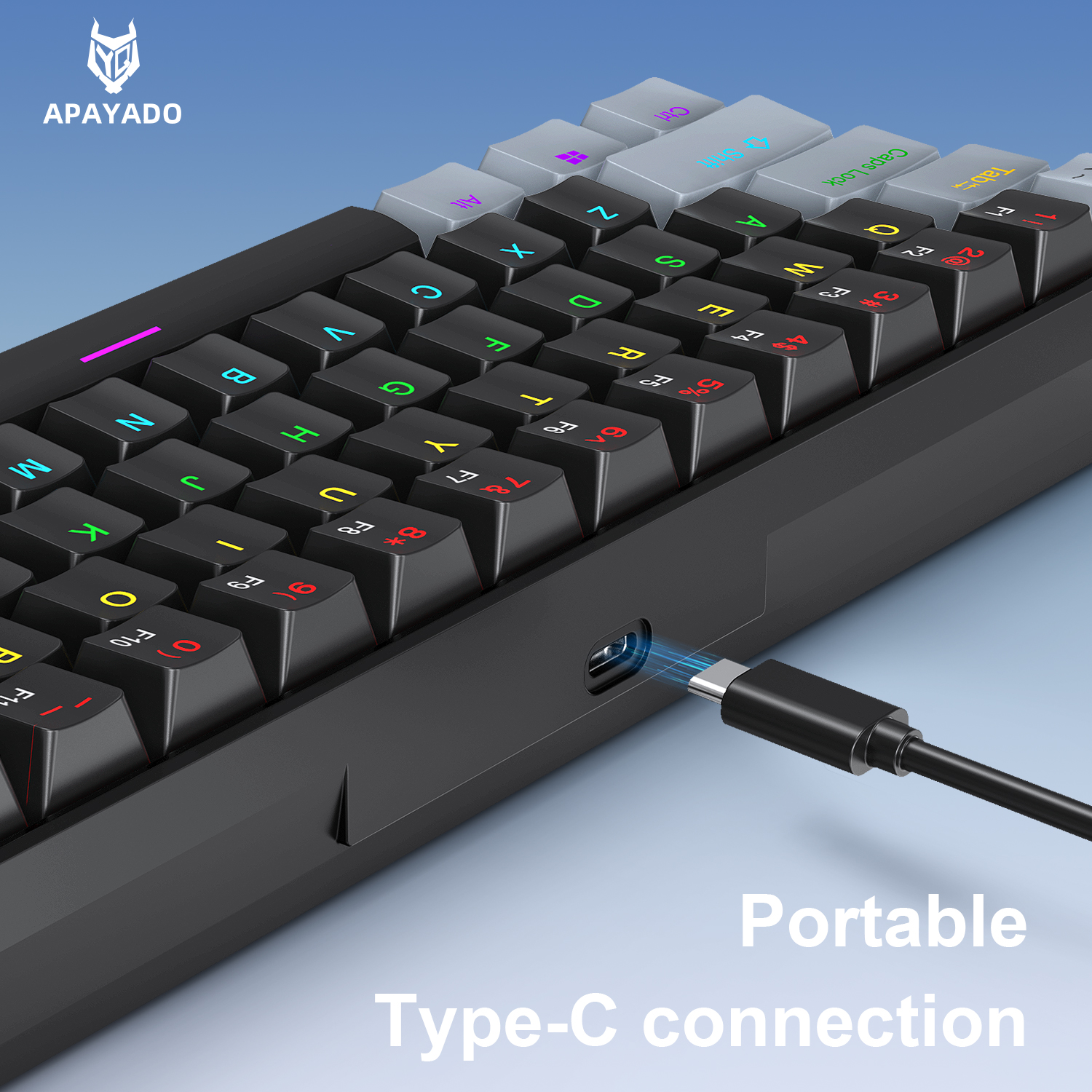 K61 Wired Mechanical Gaming Ke - Gaming Keyboard Blue Switches recensie en prijs