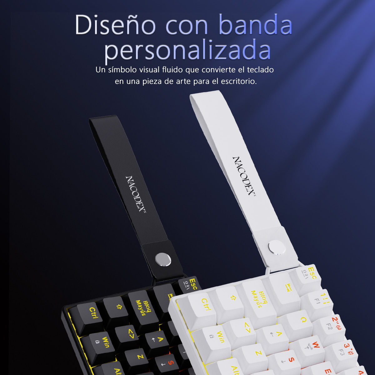AJAZZ NK61 Spanish Layout Wire - Gaming Keyboard Blue Switches recensie en prijs