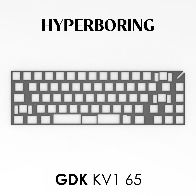 GDK KV1 65 Mechanical Keyboard - Aluminum Case 65 recensie en prijs