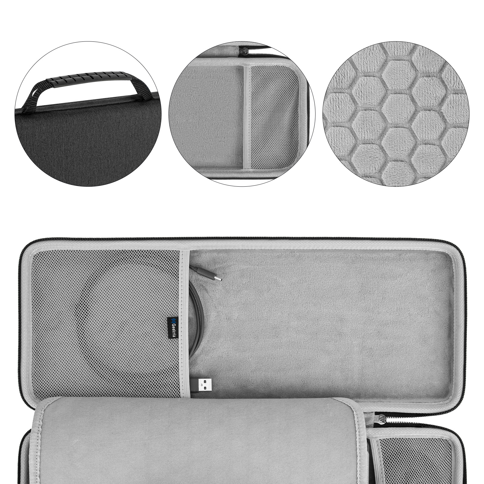 Geekria Keyboard Case for 84-K - Gaming Keyboard Mechanical Wireless recensie en prijs