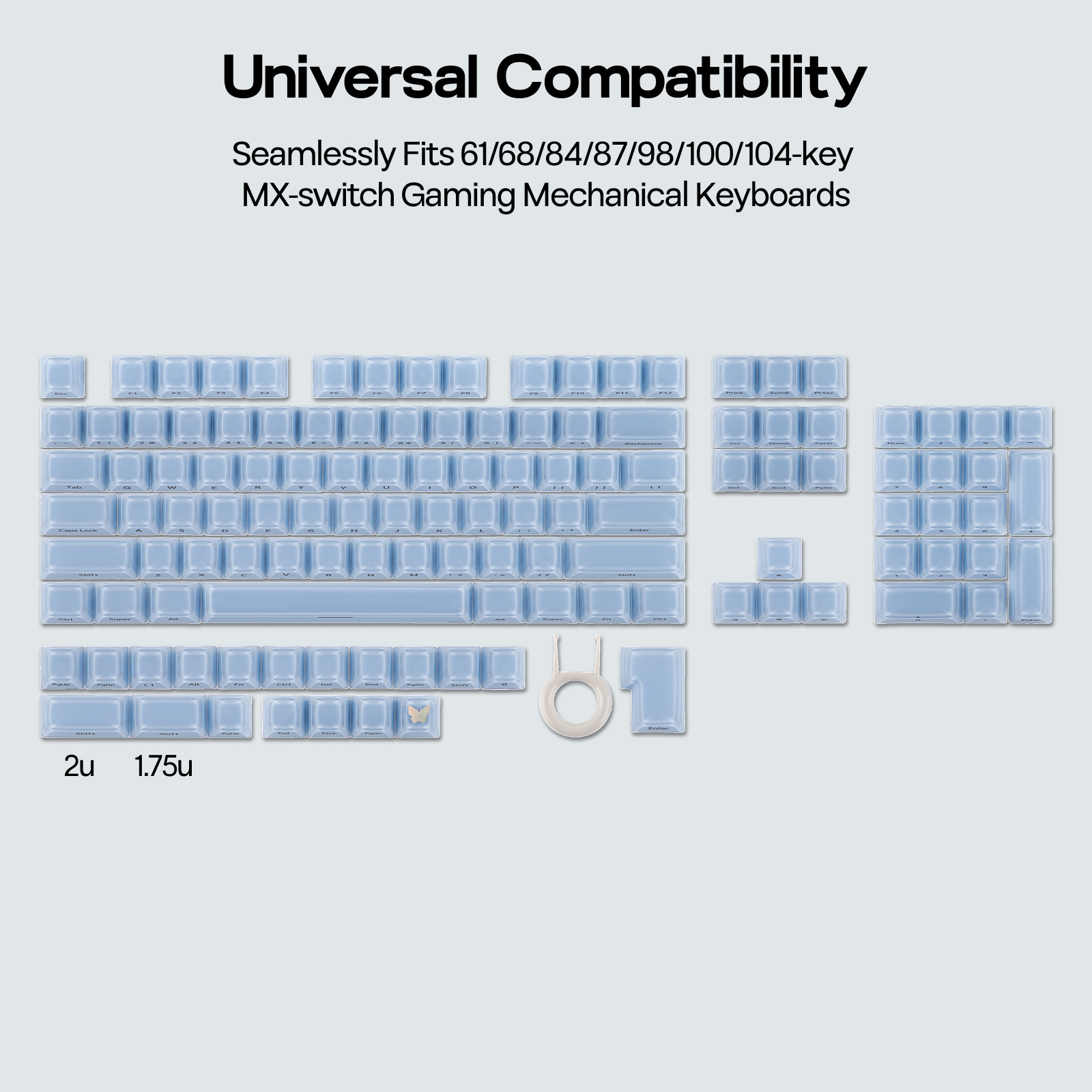 EPOMAKER Lusterfly Jelly Keyca - Gaming Keyboard Mechanical Wireless recensie en prijs
