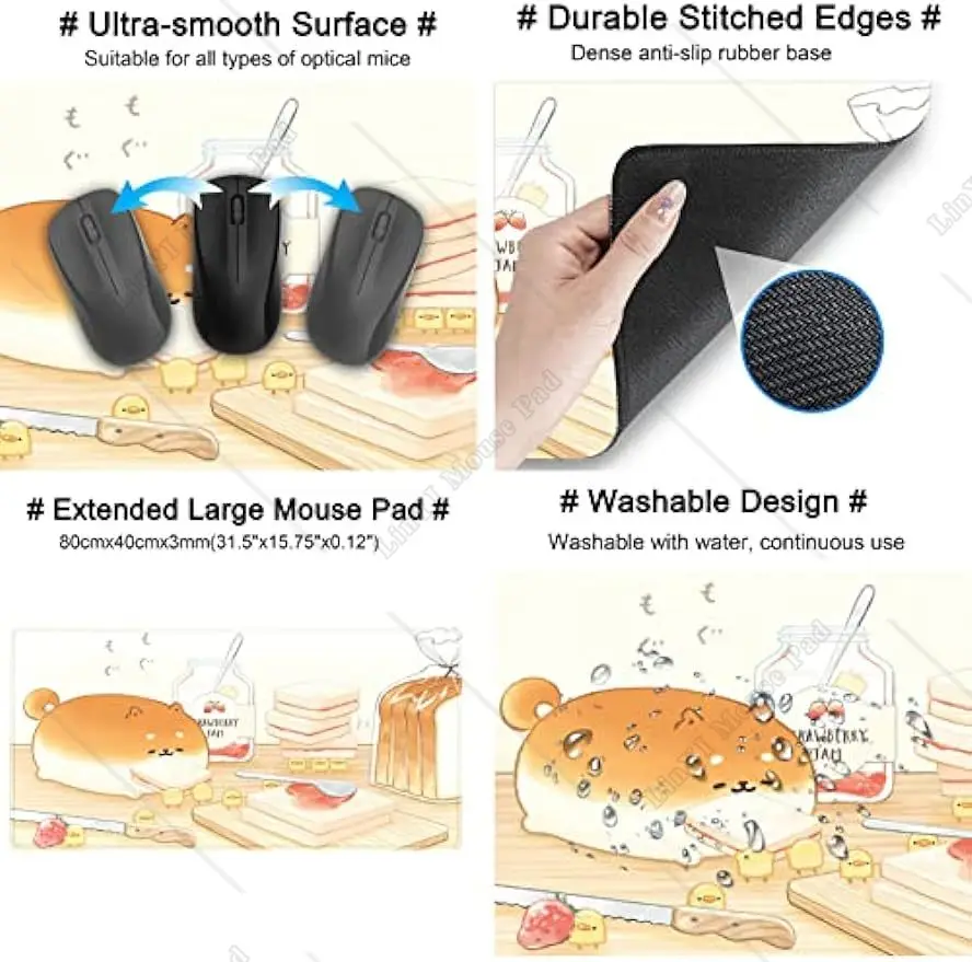 Cute Anime Cartoon Mouse Pad K - Gaming Keyboard And Mouse recensie en prijs