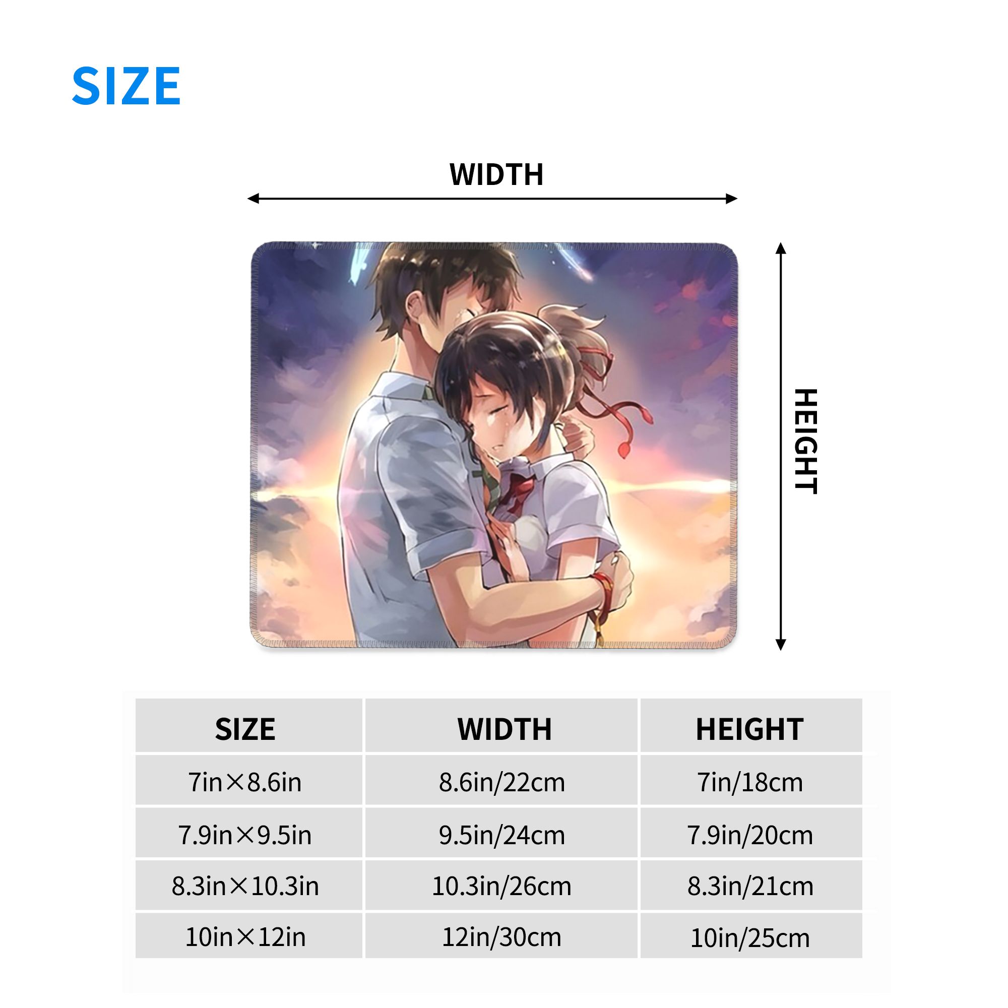 Japanese Anime Your Name Mouse - Gaming Keyboard Name recensie en prijs
