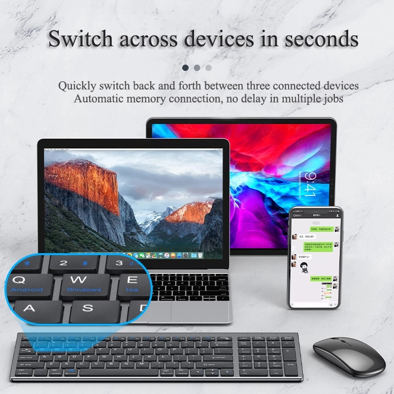 Bluetooth 5.0 & 2.4G Wireless  - Gaming Keyboard Non Mechanical recensie en prijs