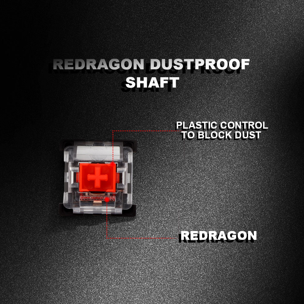 REDRAGON SMD RGB MX switch 3Pi - Gaming Keyboard Blue Switches recensie en prijs