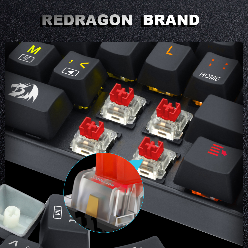 REDRAGON SMD RGB MX switch 3Pi - Gaming Keyboard Blue Switches recensie en prijs