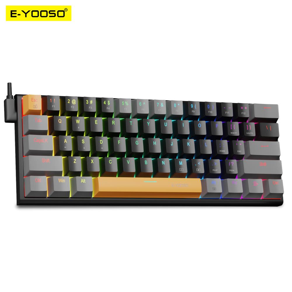 E-YOOSO Z11 RGB USB 60% Mini M - Gaming Keyboard Blue Switches recensie en prijs