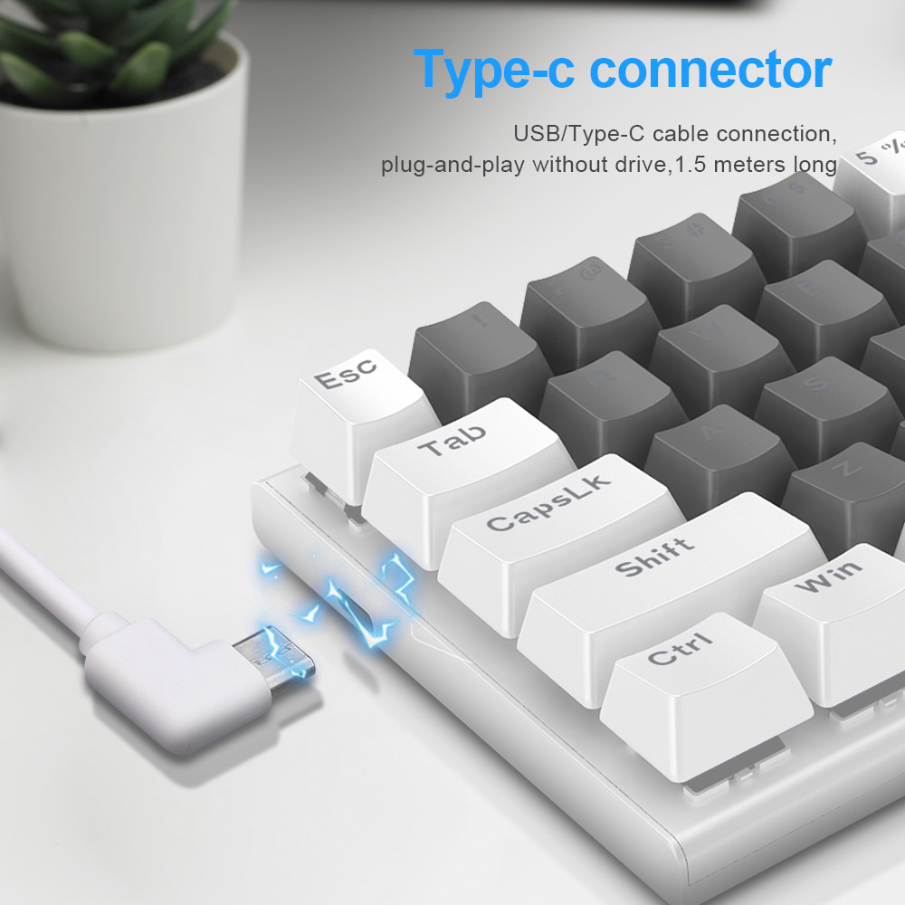 E-YOOSO Z11 RGB USB 60% Mini M - Gaming Keyboard Blue Switches recensie en prijs