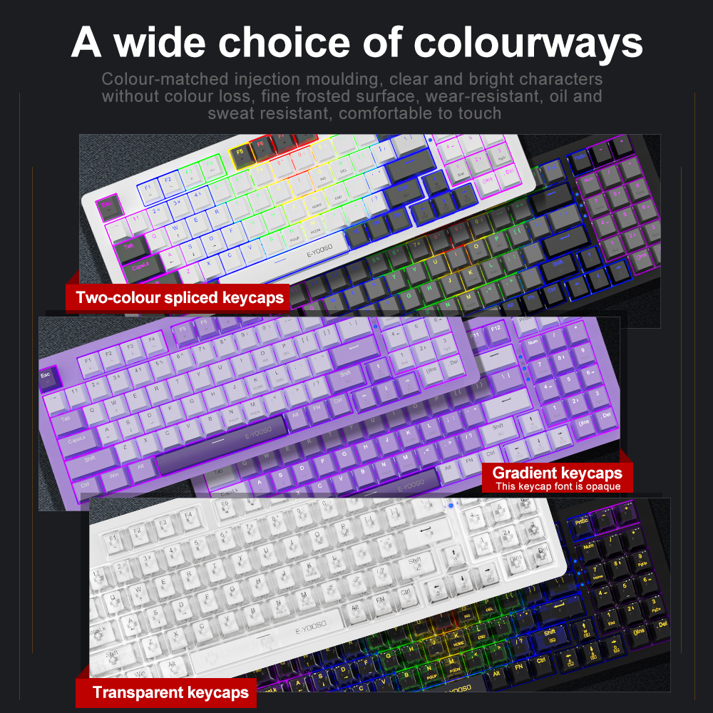 E-YOOSO Z94 USB Mechanical Gam - Gaming Keyboard Blue Switches recensie en prijs